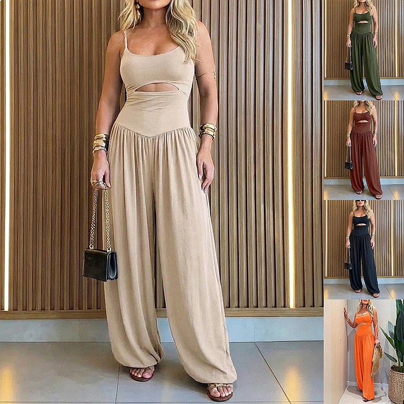 Women'S Fashion Overalls - Macacão Feminino Casual de Verão Sem