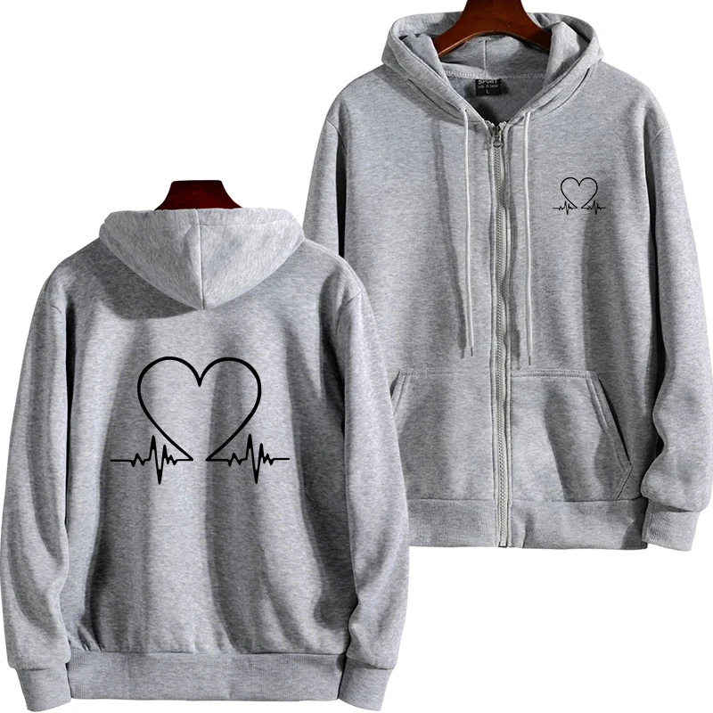 Women'S Fashion Zip Hoodie - Jaquetas Femininas em Promoção, Casuais com