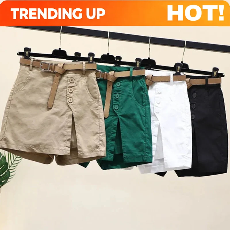 Women'S Fashion Belts - Personalização 2025 Novos Shorts Chiques Femininos