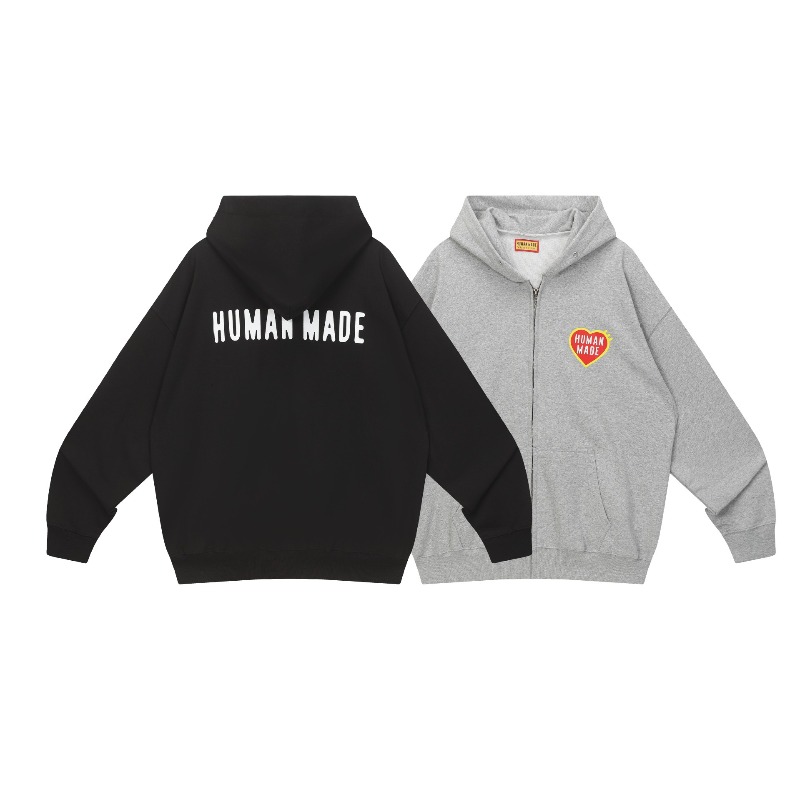 Women'S Fashion Zip Hoodie - Moletom Vintage com Zíper e Estampa