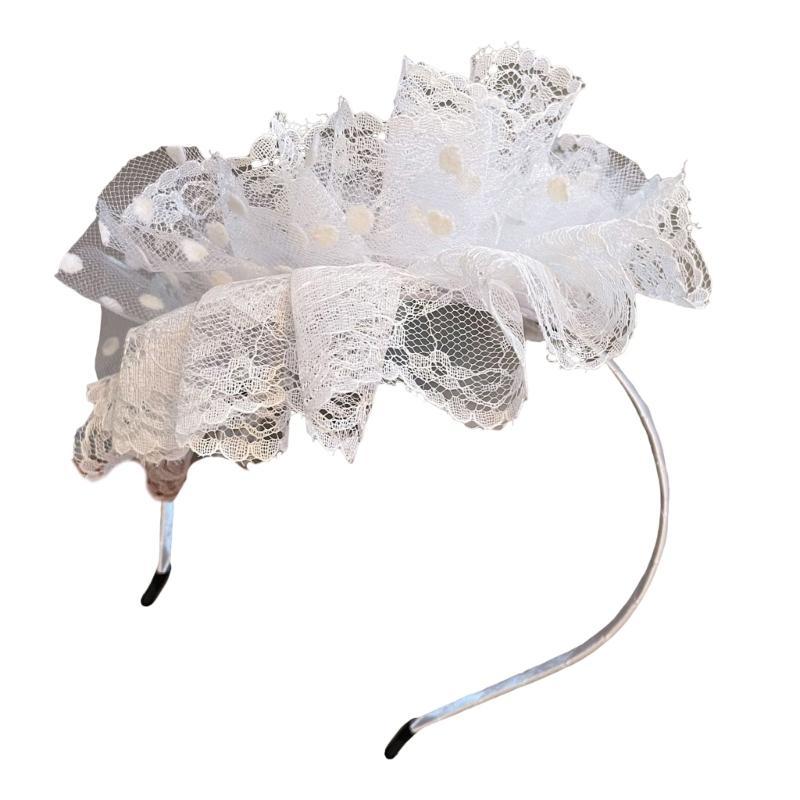 Women'S Fashion Of The 1920S - A52e Lace Flor Hair Hoop para