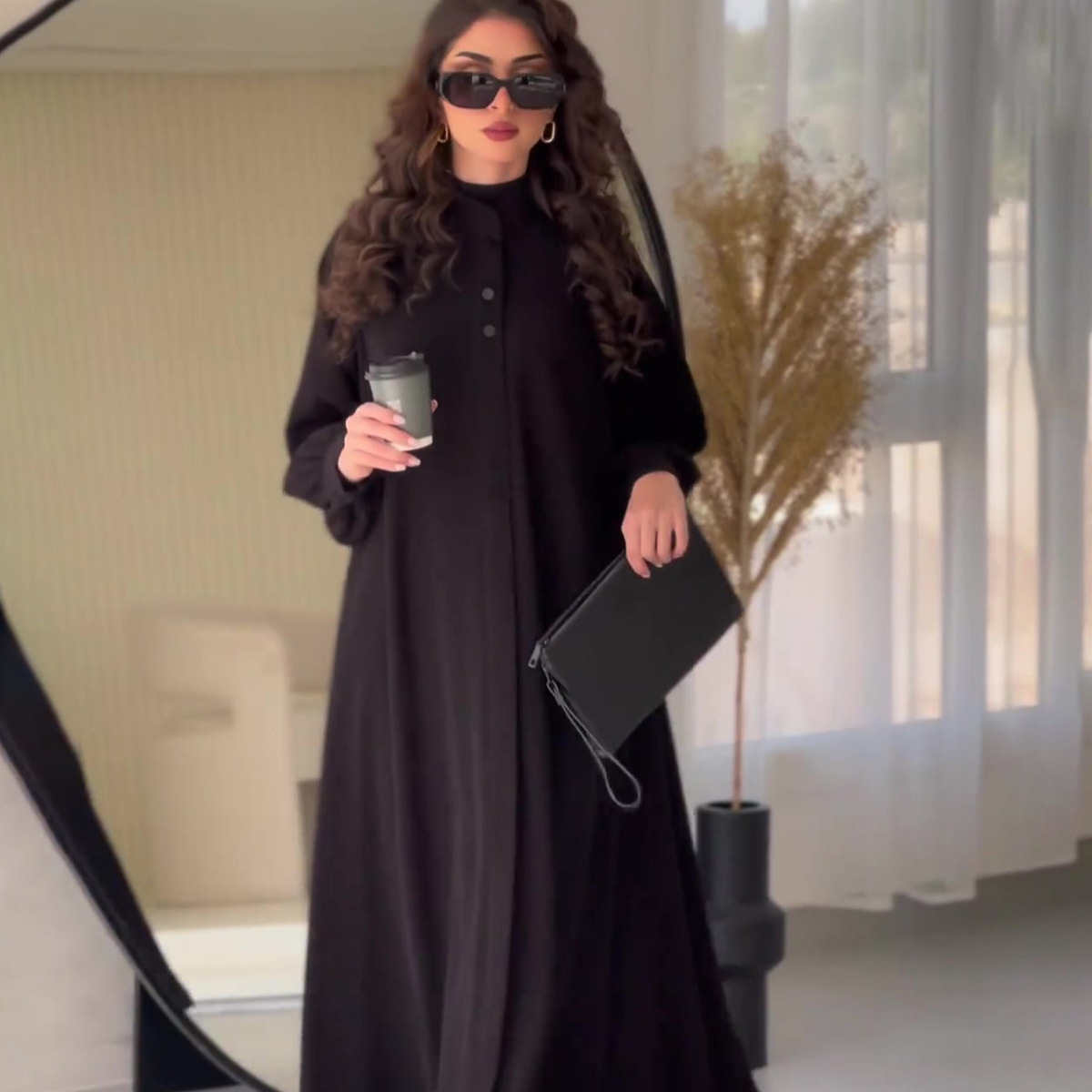 Women'S Fashion Overalls - Vestido Elegante com Saia Larga para