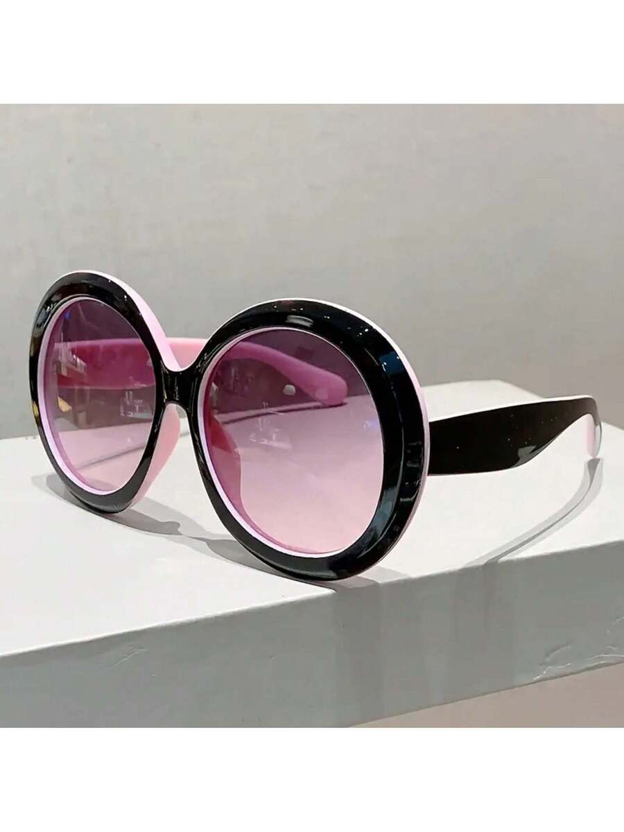 Women'S Fashion Glasses Non Prescription - Óculos femininos com armação redonda grande