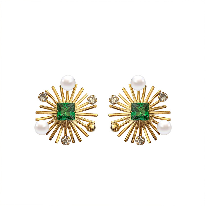 Women Fashion Nz - Brincos de Cristal em Forma de