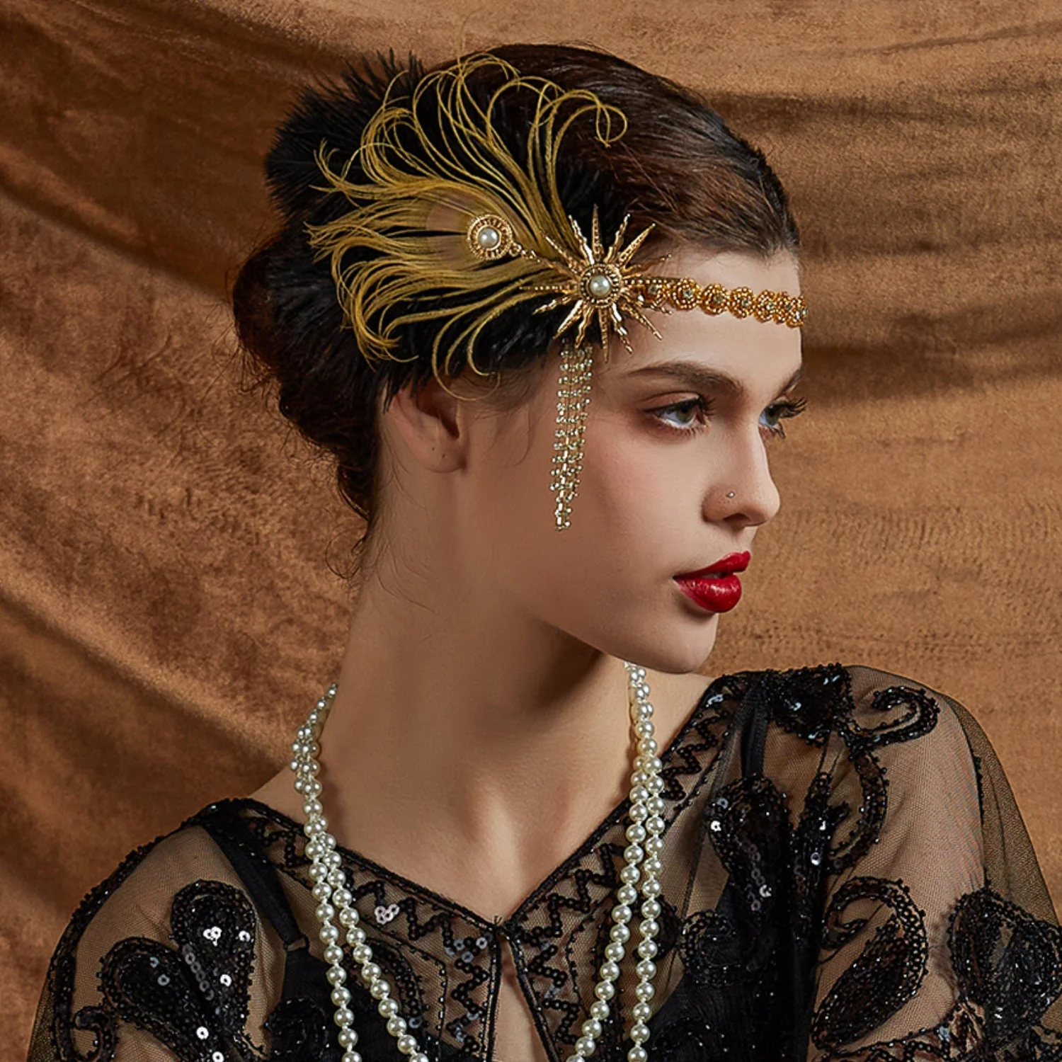 Strass hairband 1920s vintage  - Women'S Fashion Of The 1920S avaliação e preço