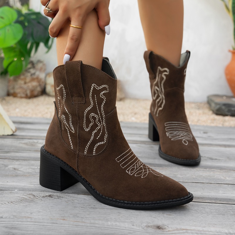 Botas Femininas de Cano Médio  - Women'S Fashion Trends Autumn 2025 avaliação e preço