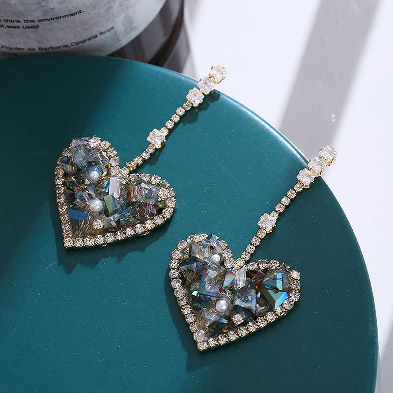 Novos Brincos de Cristal em Fo - Women Fashion Nz avaliação e preço