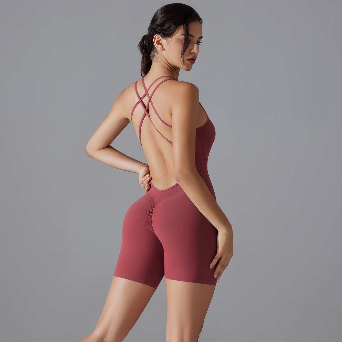 Conjunto de yoga sexy sem cost - Women'S Fashion Overalls avaliação e preço