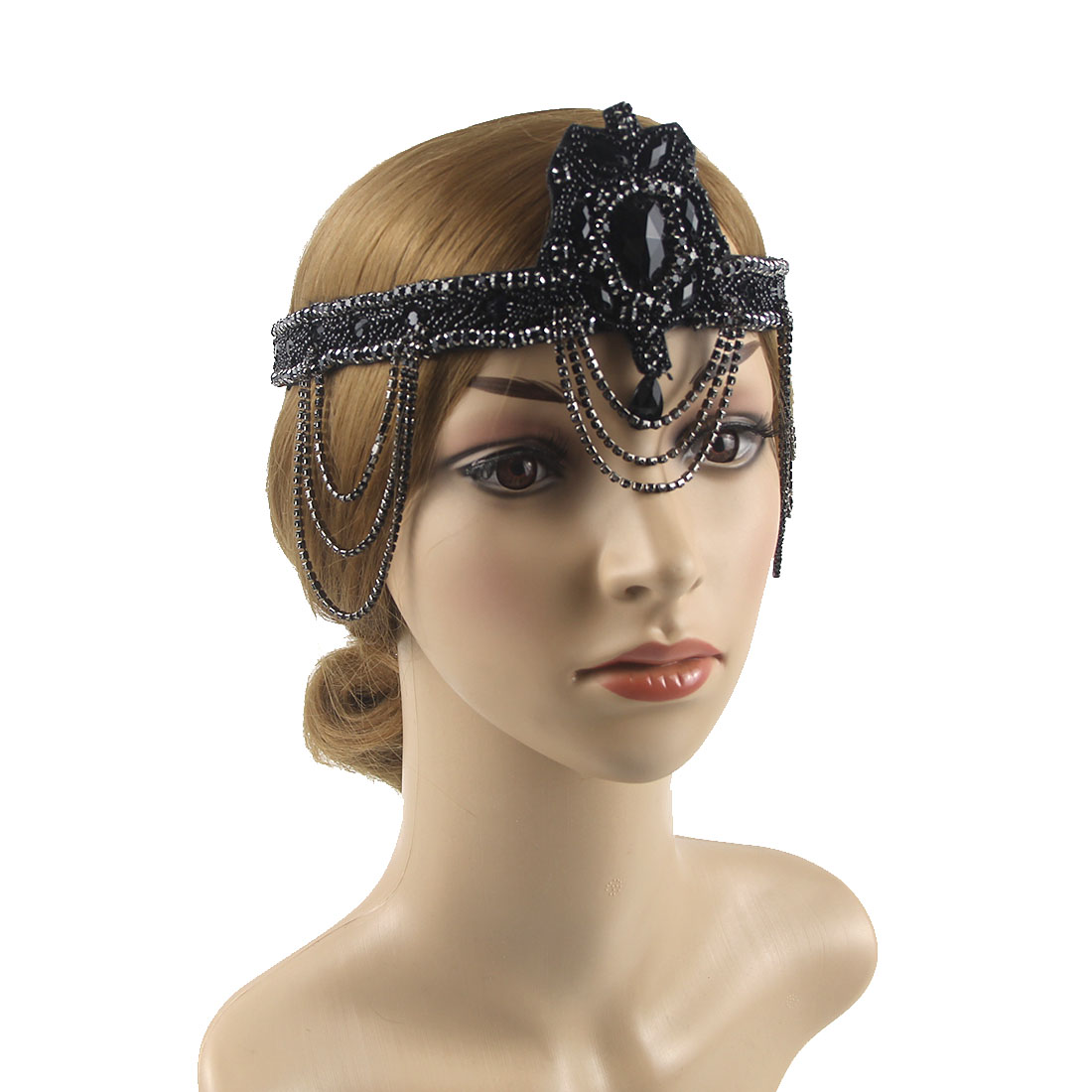 1920s headpiece pena flapper b - Women'S Fashion Of The 1920S avaliação e preço