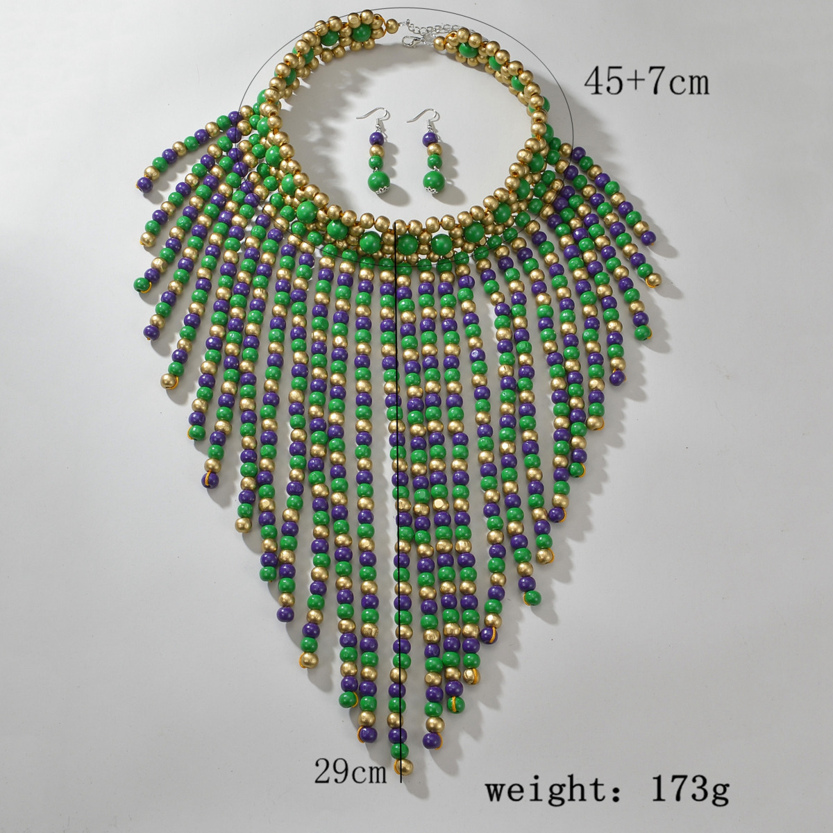 Conjunto de colar e brincos co - Women'S Fashion Of The 1920S avaliação e preço
