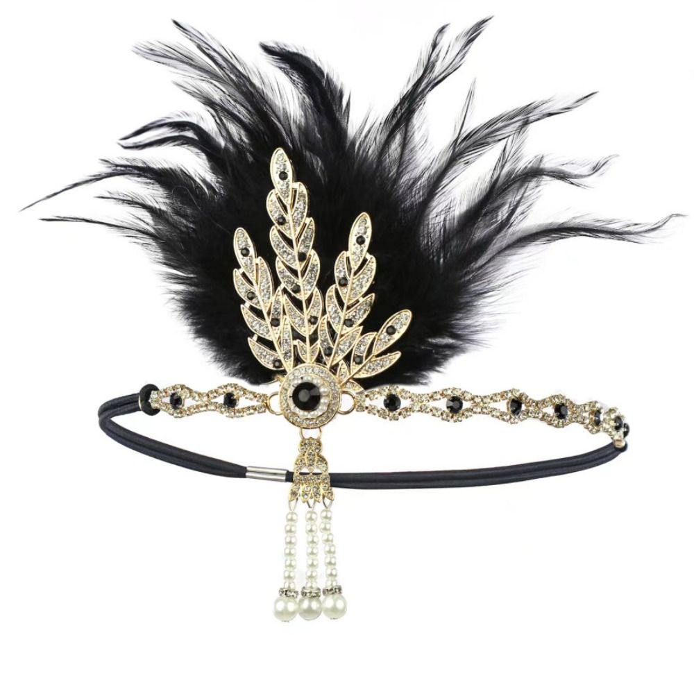 Tiara Elegante com Plumas Esti - Women'S Fashion Of The 1920S avaliação e preço