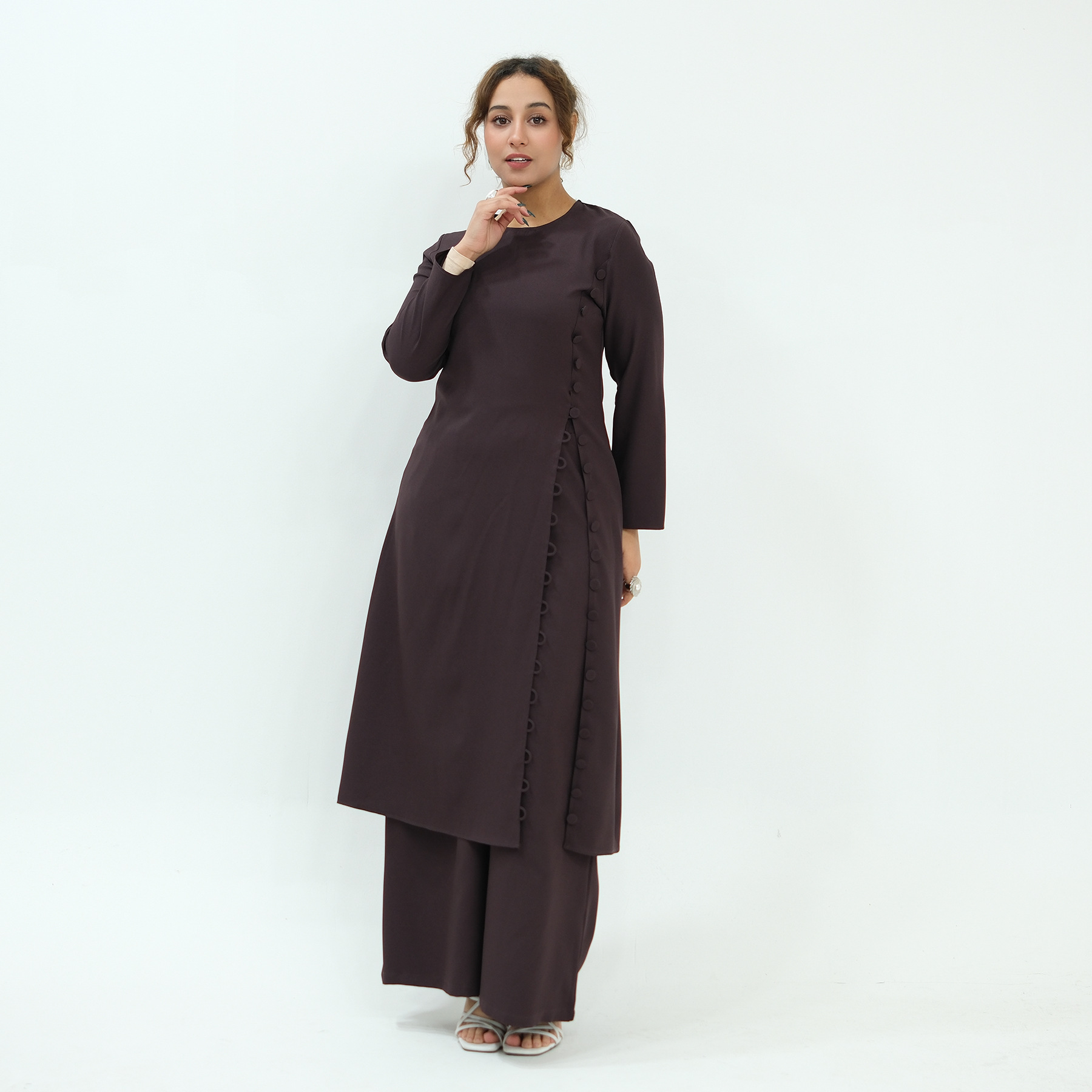 Conjuntos muçulmanos de duas p - Turkey Women Fashion avaliação e preço