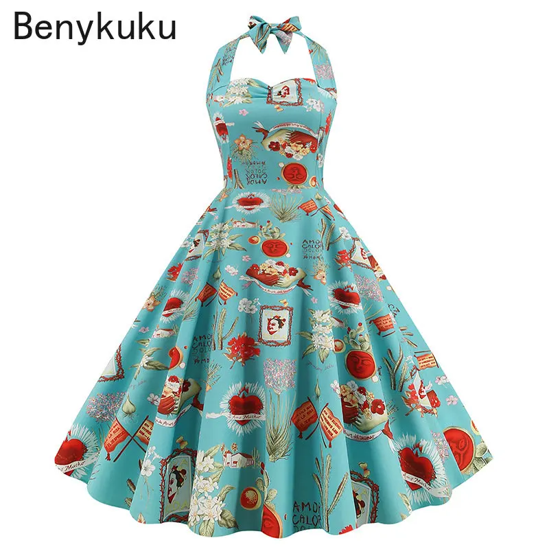 Vestido rockabilly com estampa - Women'S Fashion In The 50S avaliação e preço