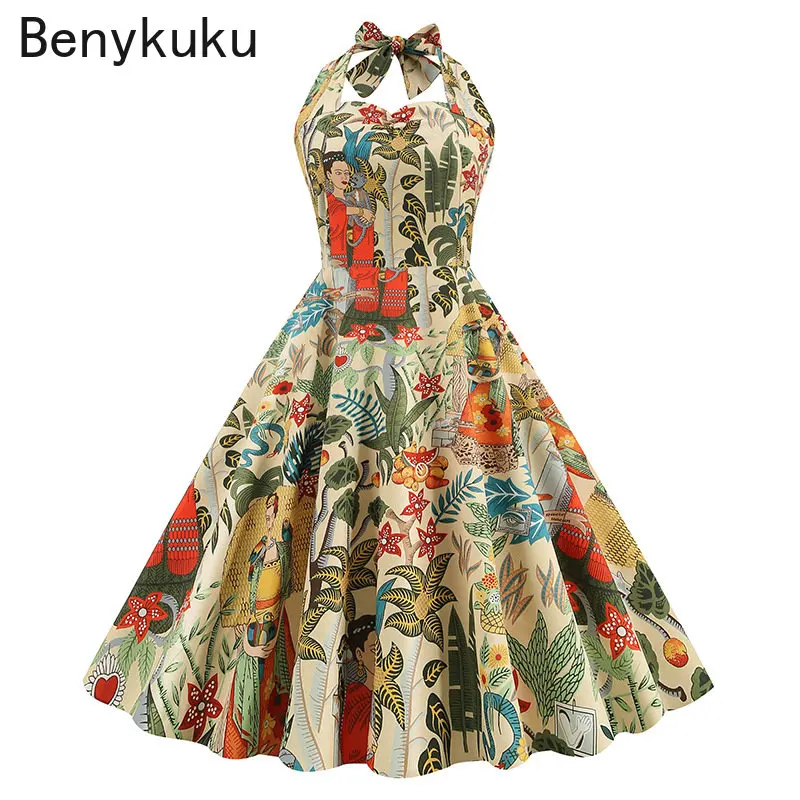 Vestido rockabilly com estampa - Women'S Fashion In The 50S avaliação e preço