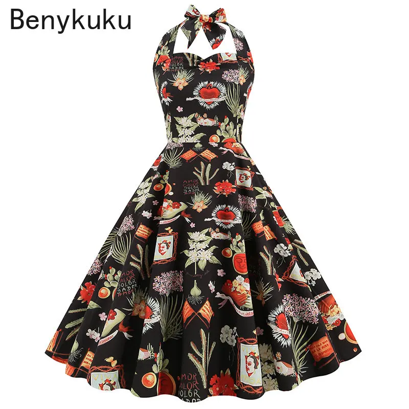 Vestido rockabilly com estampa - Women'S Fashion In The 50S avaliação e preço