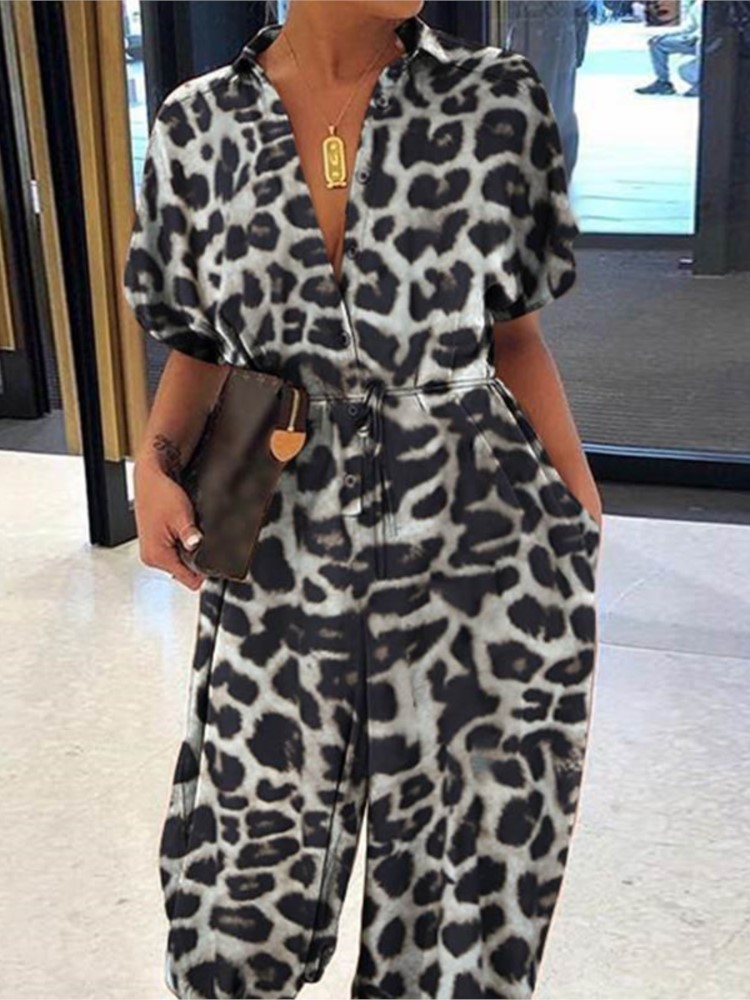 Moda verão com decote em v bot - Women'S Fashion Overalls avaliação e preço