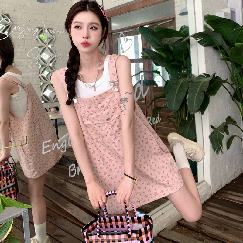Vestido Jeans Casual Solto e E - Women'S Fashion Overalls avaliação e preço
