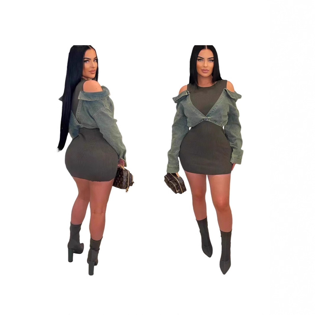 Macacão Jeans Feminino Bodycon - Women'S Fashion Overalls avaliação e preço