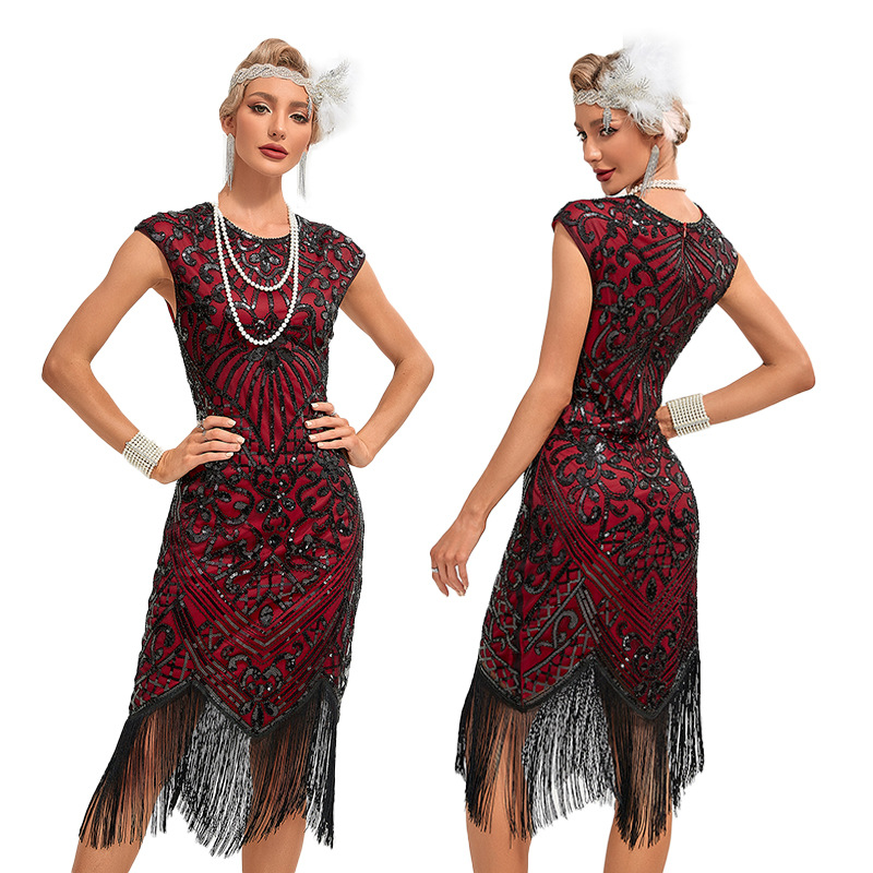 Vestido Retro dos Anos 1920, E - Women'S Fashion Of The 1920S avaliação e preço