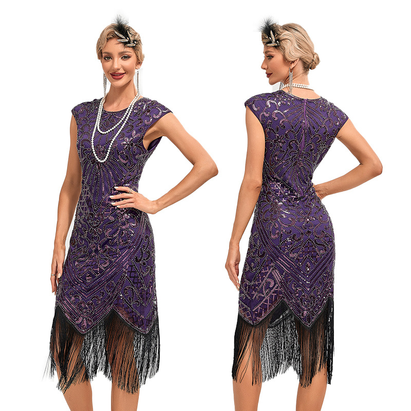 Vestido Retro dos Anos 1920, E - Women'S Fashion Of The 1920S avaliação e preço