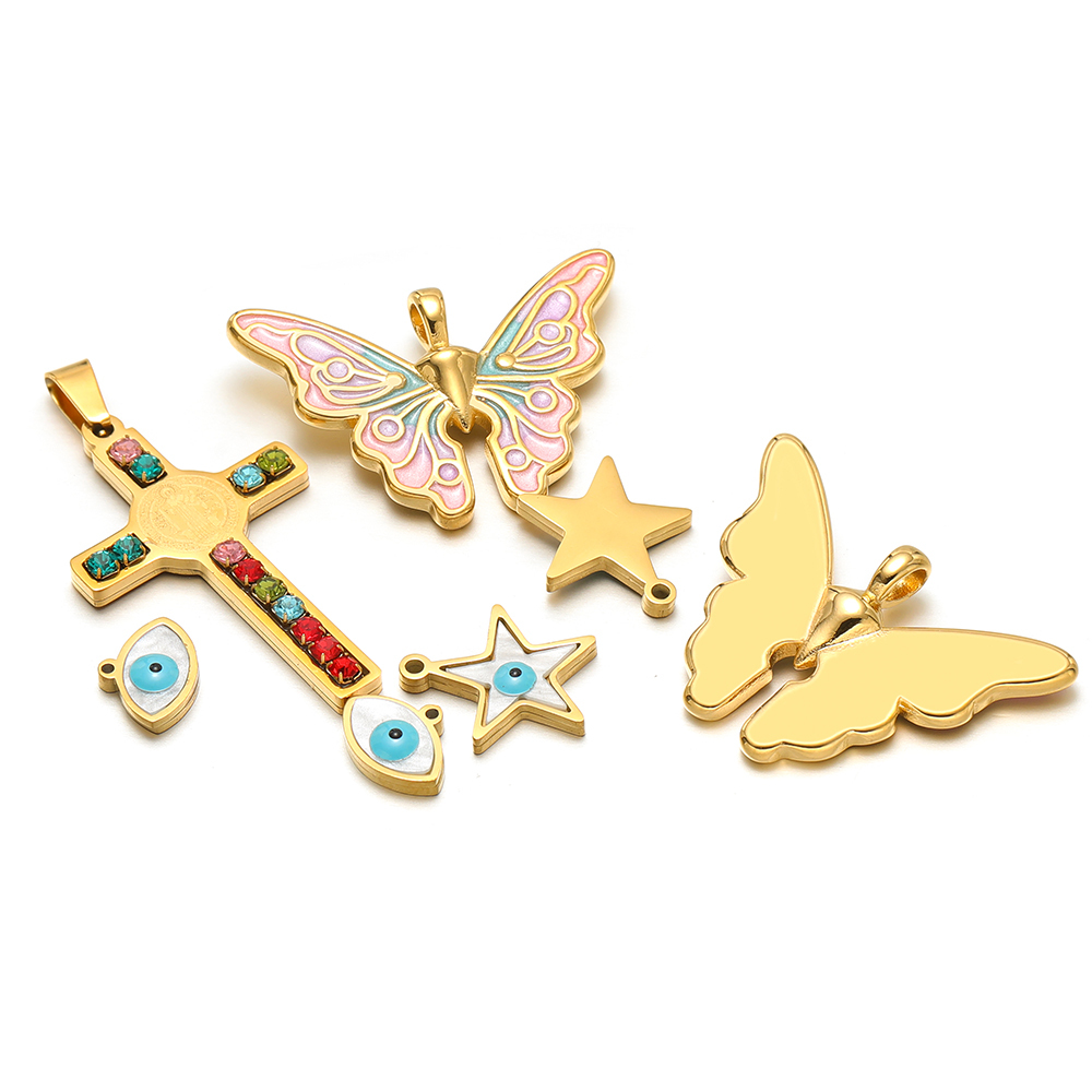 5 pçs/lote aço inoxidável esma - Women Fashion Jewellery avaliação e preço
