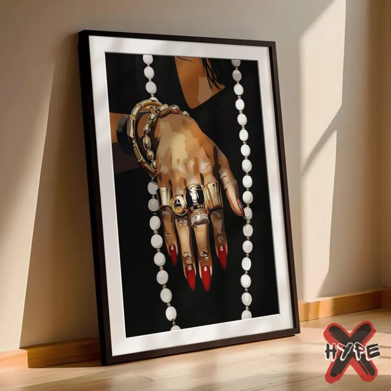 1Pç Pôster Moderno Sem Moldura - Women Fashion Jewellery avaliação e preço