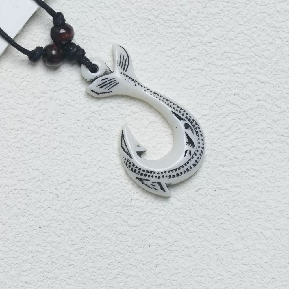 Colar com pingente de anzol ma - Women Fashion Nz avaliação e preço