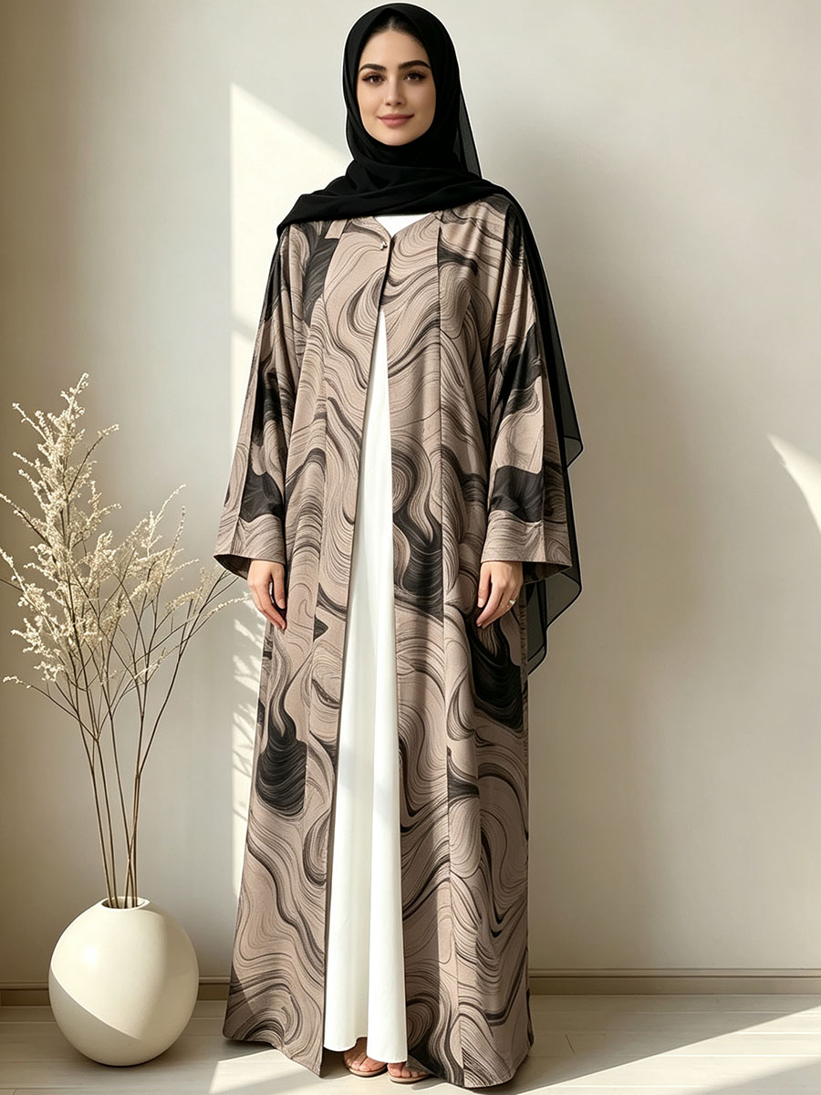 Moda de Abaya Muçulmana do Ori - Turkey Women Fashion avaliação e preço