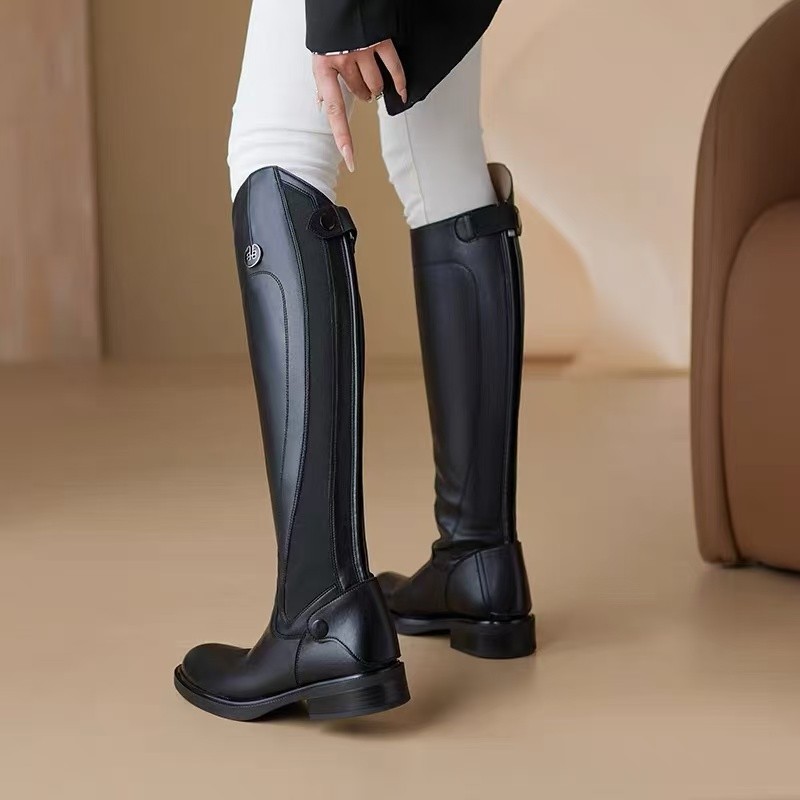 Botas de Montaria em Couro Mac - Women'S Fashion Leather Boots avaliação e preço