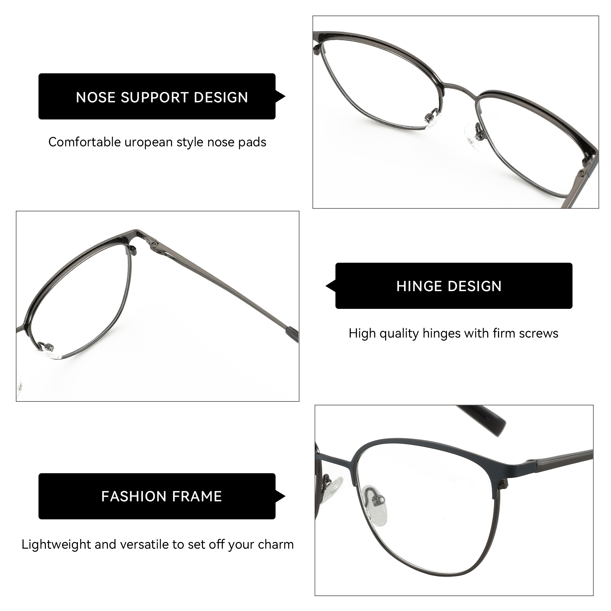 Óculos de Grau ZENOTTIC Fashio - Women'S Fashion Glasses Non Prescription avaliação e preço