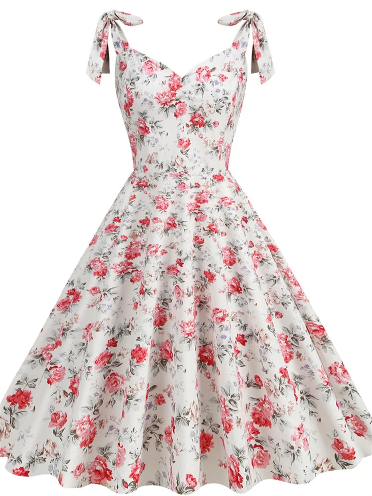 Vestido floral de escritório f - Women'S Fashion In The 50S avaliação e preço