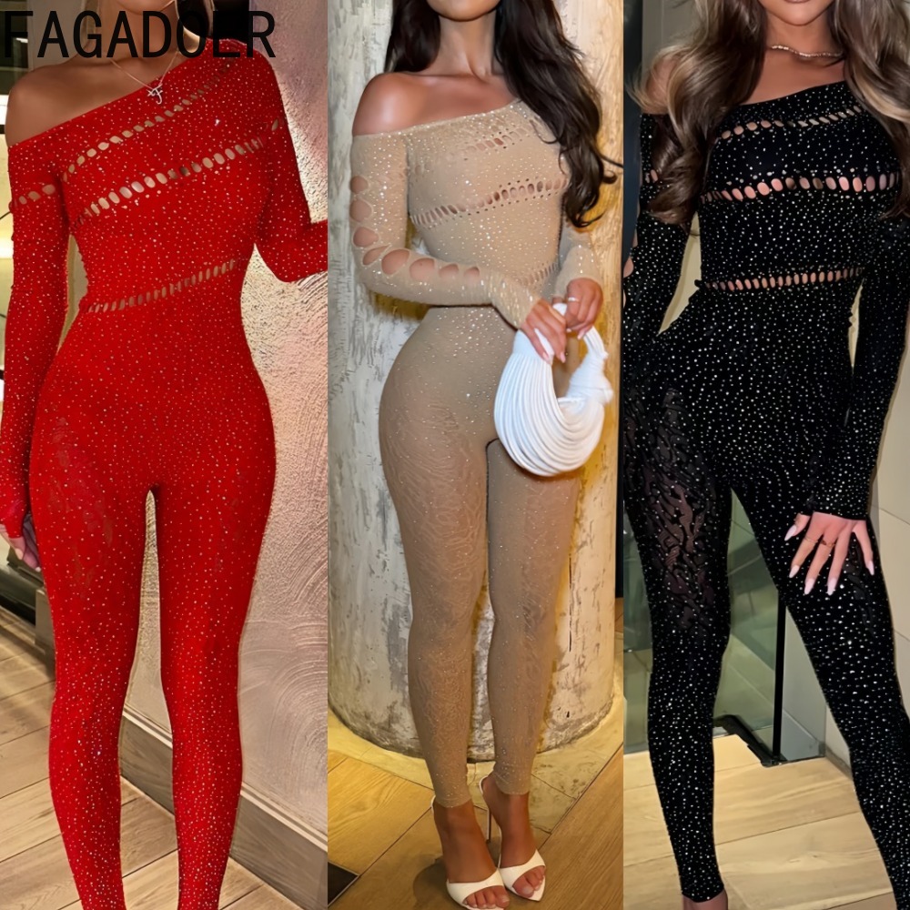 Fagadoer primavera verão novas - Women'S Fashion Overalls avaliação e preço