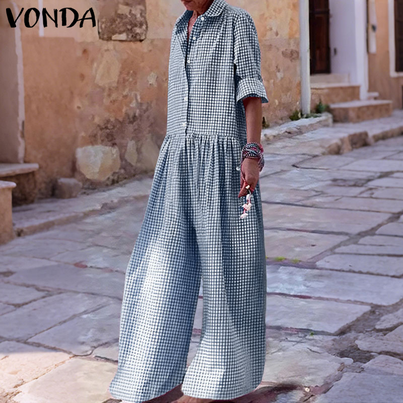 Plus size 5xl vonda vintage ma - Women'S Fashion Overalls avaliação e preço