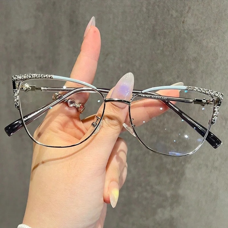 1 Unidade de Óculos Femininos  - Women'S Fashion Glasses Non Prescription avaliação e preço