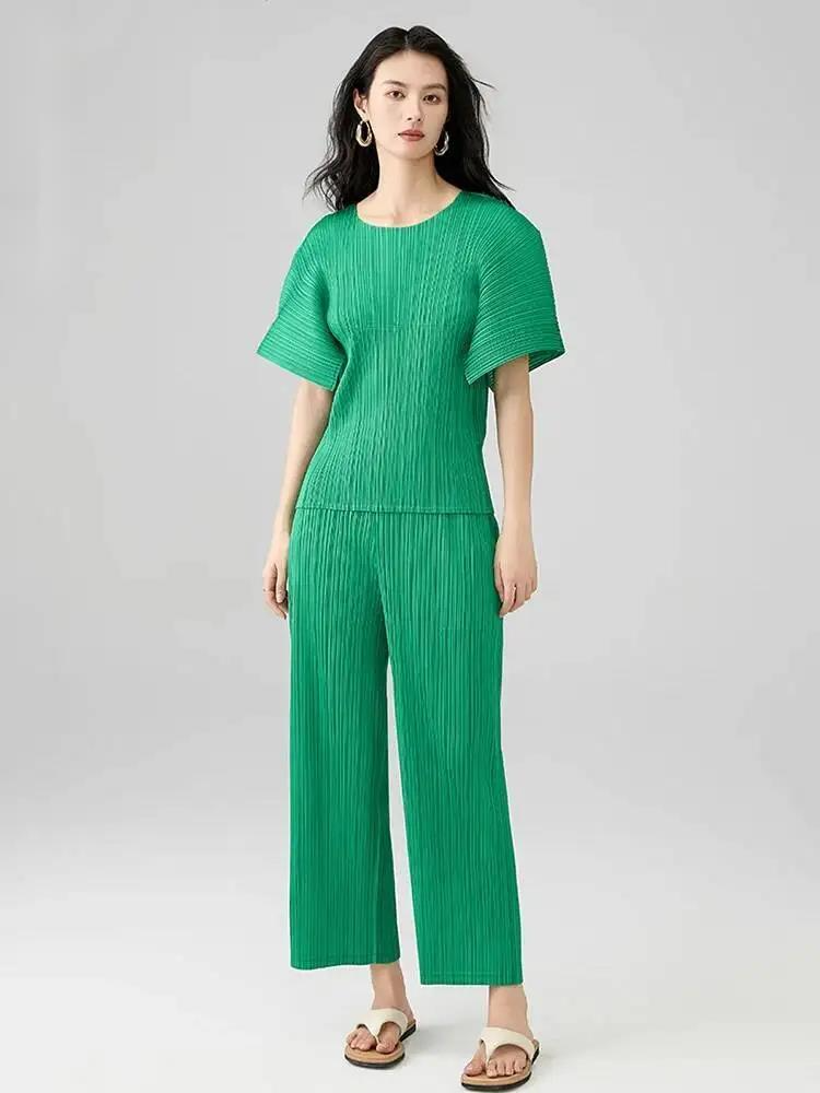 Conjunto de Moda Plissada 2026 - Women'S Fashion Overalls avaliação e preço