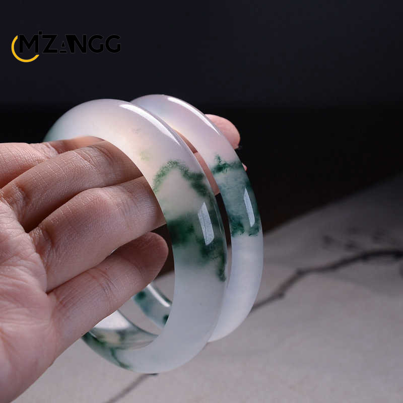 Natural Verde Jadeite Bangle J - Women Fashion Jewellery avaliação e preço
