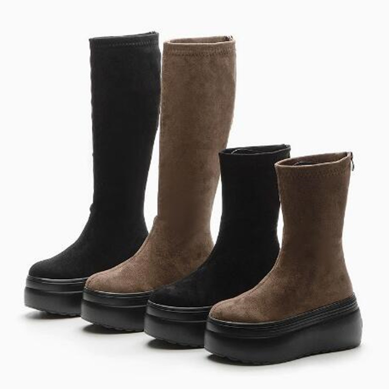 Botas Femininas de Plataforma  - Women'S Fashion Winter 2026 avaliação e preço