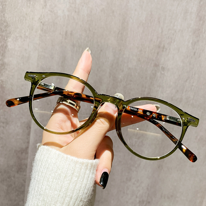 Óculos Retro Ultraleves com Bl - Women'S Fashion Glasses Non Prescription avaliação e preço