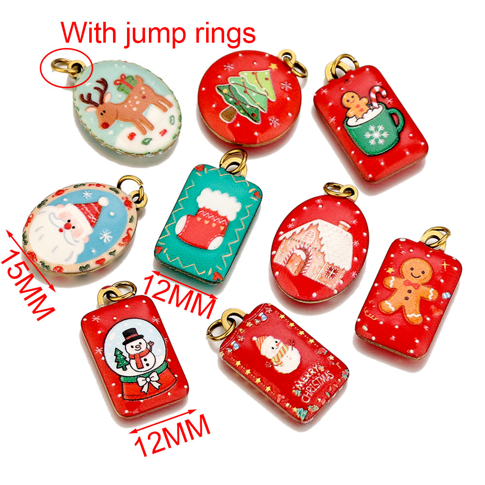 3 peças de pingentes de Natal  - Women Fashion Jewellery avaliação e preço